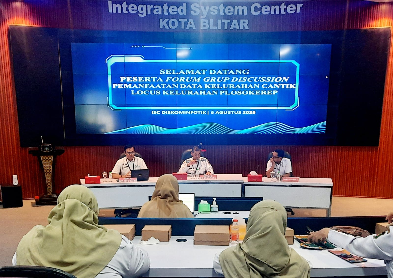Diskominfotik dan BPS Kota Blitar Gelar FGD, Optimalkan Program Kelurahan Cantik