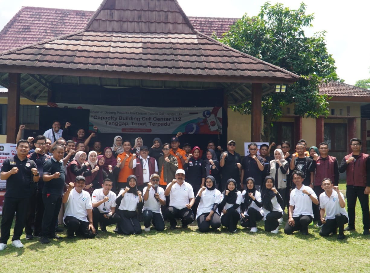 Gelar Bimtek Capacity Building Call Center 112, Kuatkan Sinergi Call Taker dan Petugas Lapangan