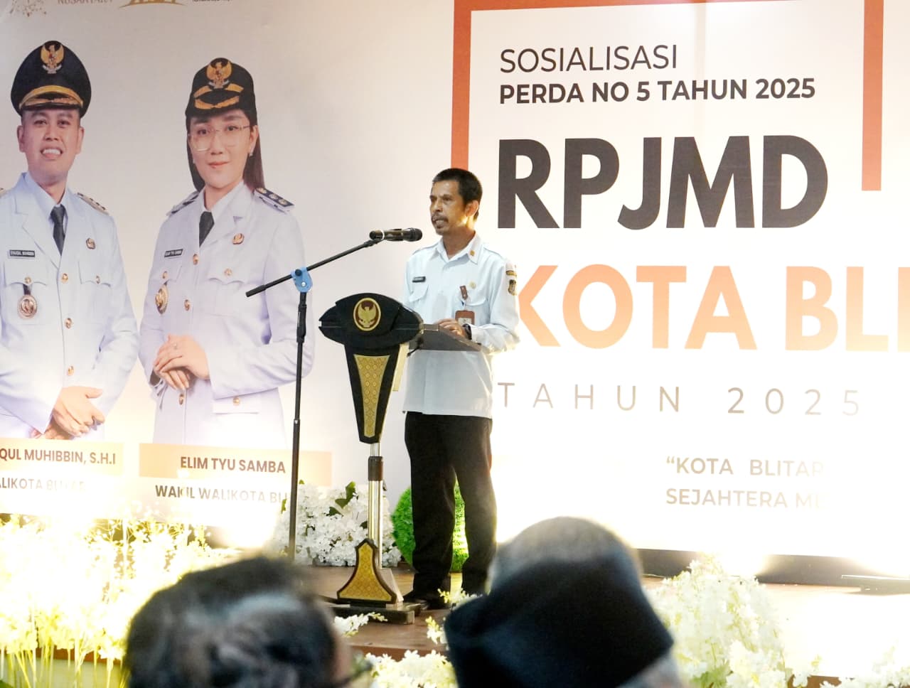 Bapperinda Kota Blitar Minta Kecamatan dan Kelurahan Gencarkan Sosialisasi RPJMD 2025–2029
