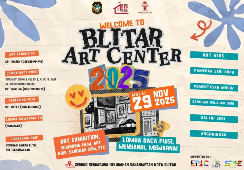 Kecamatan Sananwetan dan Pemuda Bersatu Sukses Gelar “Samanta Raya 2025”, Ajang Besar Seni dan Kreativitas