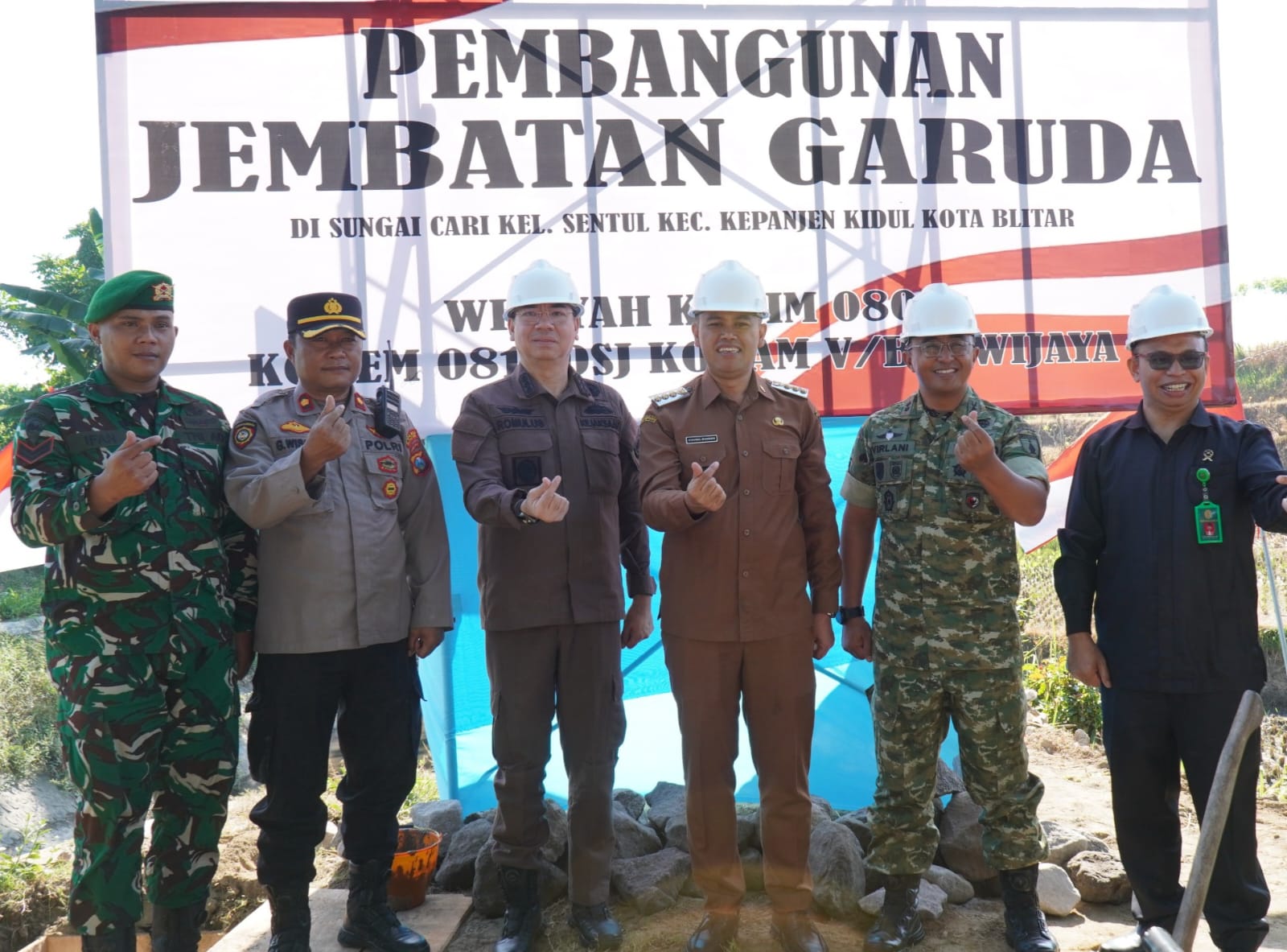 Forkopimda Kota Blitar Mulai Pembangunan Jembatan Garuda, Perkuat Akses untuk Kelurahan Sentul dan Tanggung